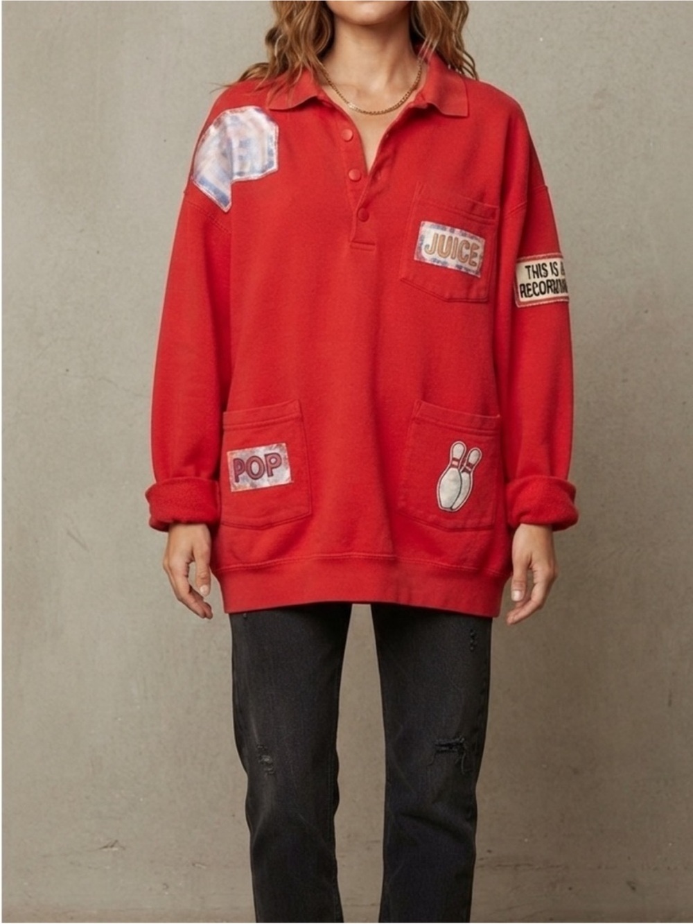 Vintage Mark Elliot Multi Patch Oversized Polo Sweatshirt Red
Rare Pop Art Retro - Picture 11 of 12